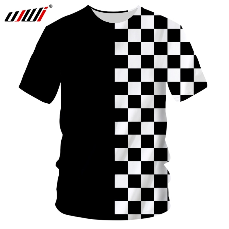 UJWI Summer Tee Shirt Homme Fashion O Neck 3D T S..